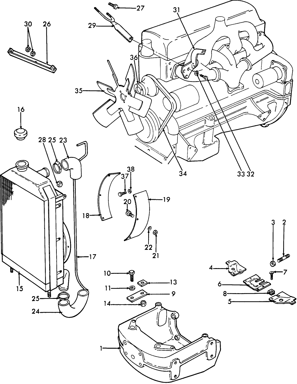 003 COOLING SYSTEM - 1124 & 1164