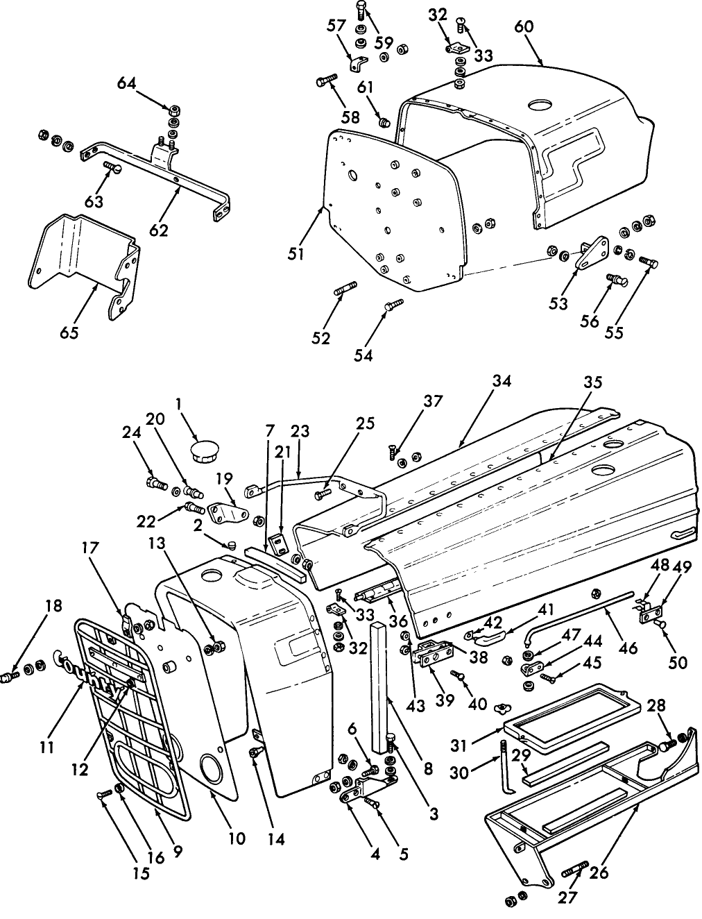 010 ENGINE HOOD, GRILLE & RELATED PARTS - 1164