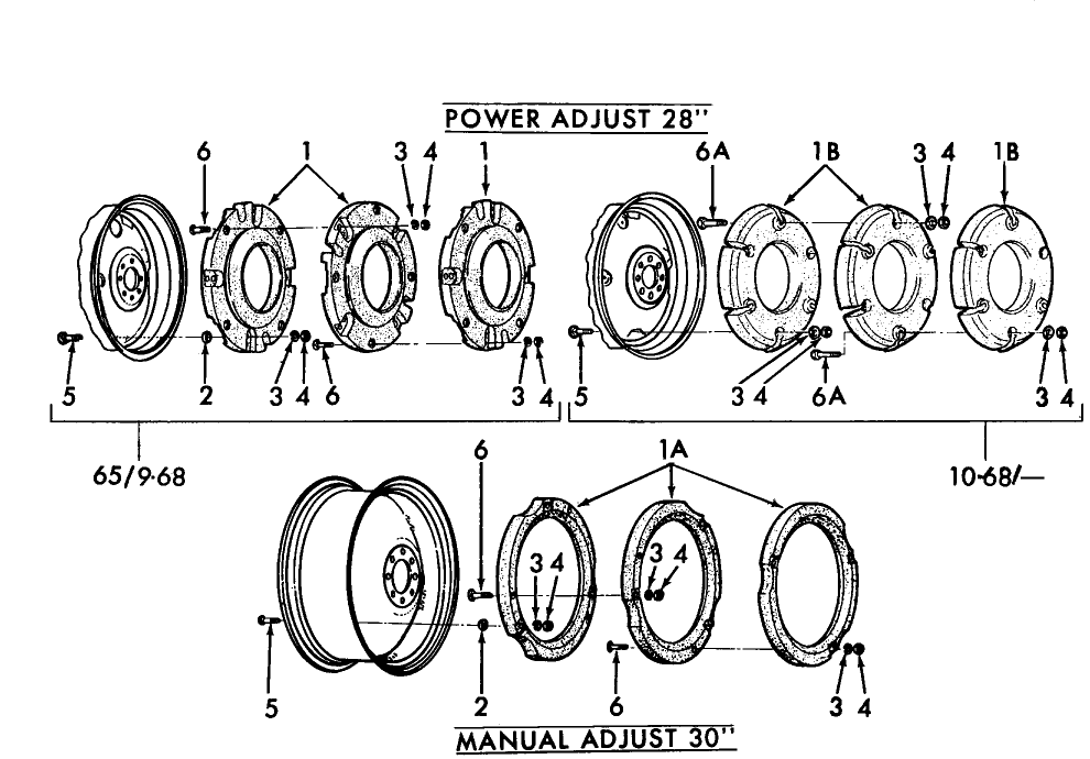 01C04(A) 28" & 30" REAR WHEEL WEIGHTS FOR POWER ADJUSTABLE WHEELS - 2100, 3100, 4140