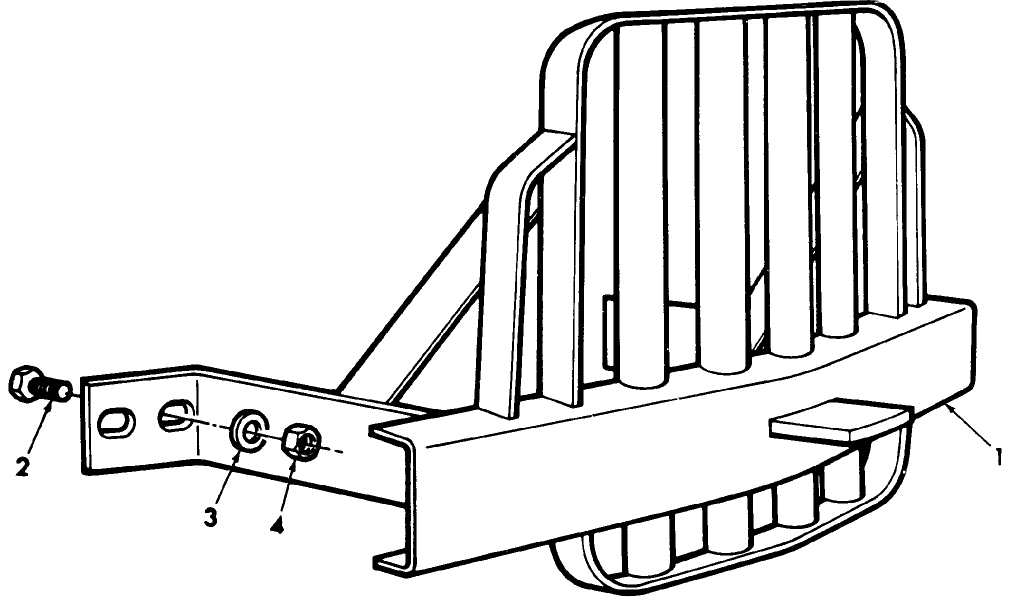 01E08 FRONT BUMPER, (ACCESSORY) -  2310, 2610, 2910, 3610, 3910, 4110, 230A