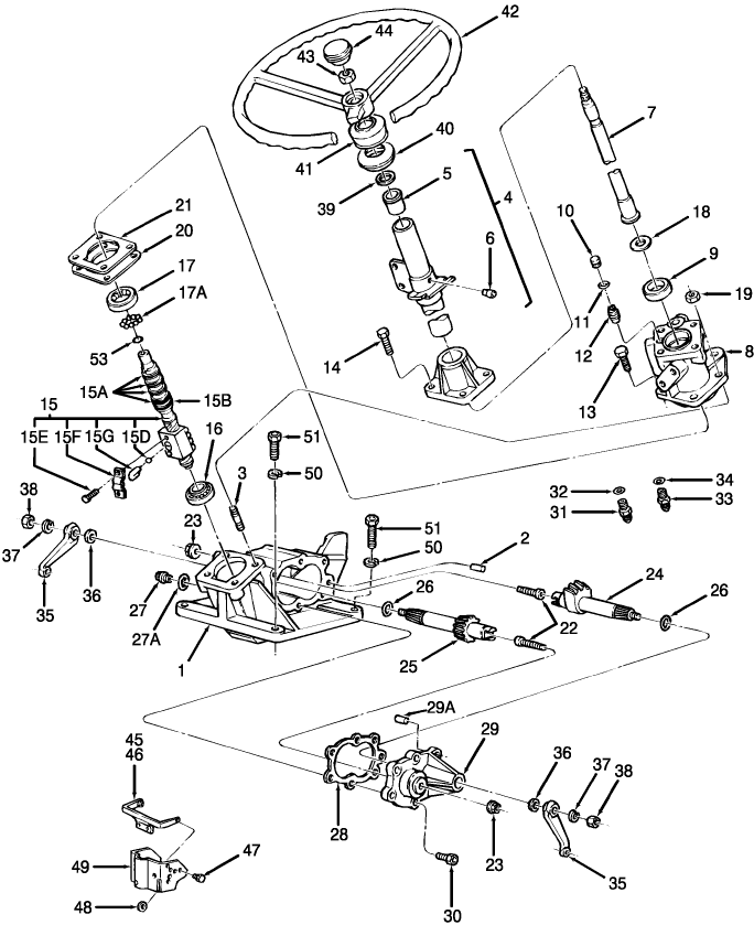 03B06 STEERING GEAR ASSEMBLY, POWER W/L CAB