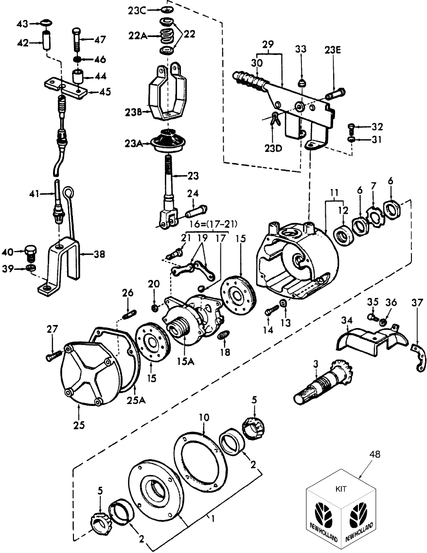 02B01 TRANSMISSION HANDBRAKE