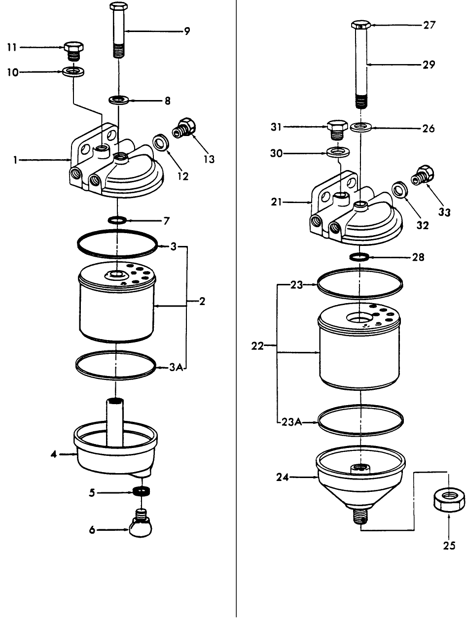 09B01 SINGLE FUEL FILTER