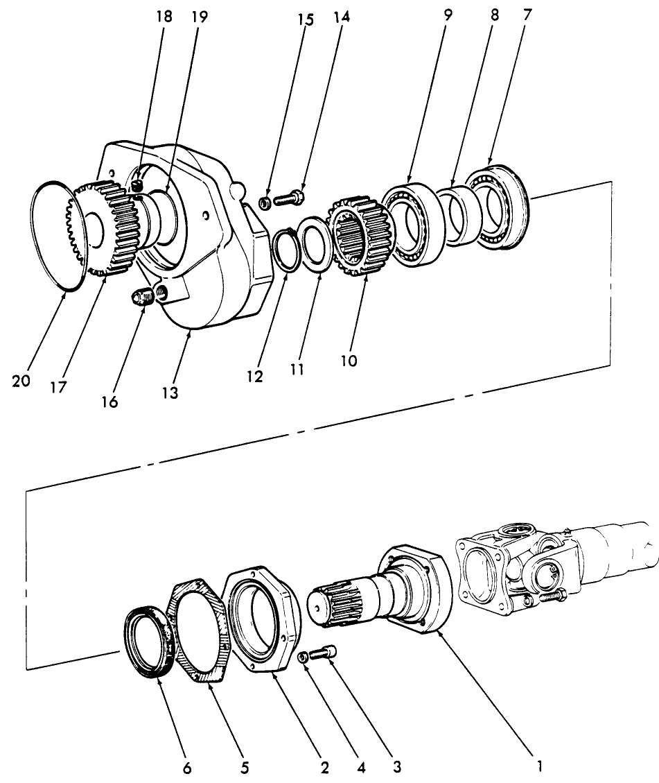 03H09 FRONT TRANSFER HOUSING, FWD, NH-E - 2600, 3600, 4100, 4600