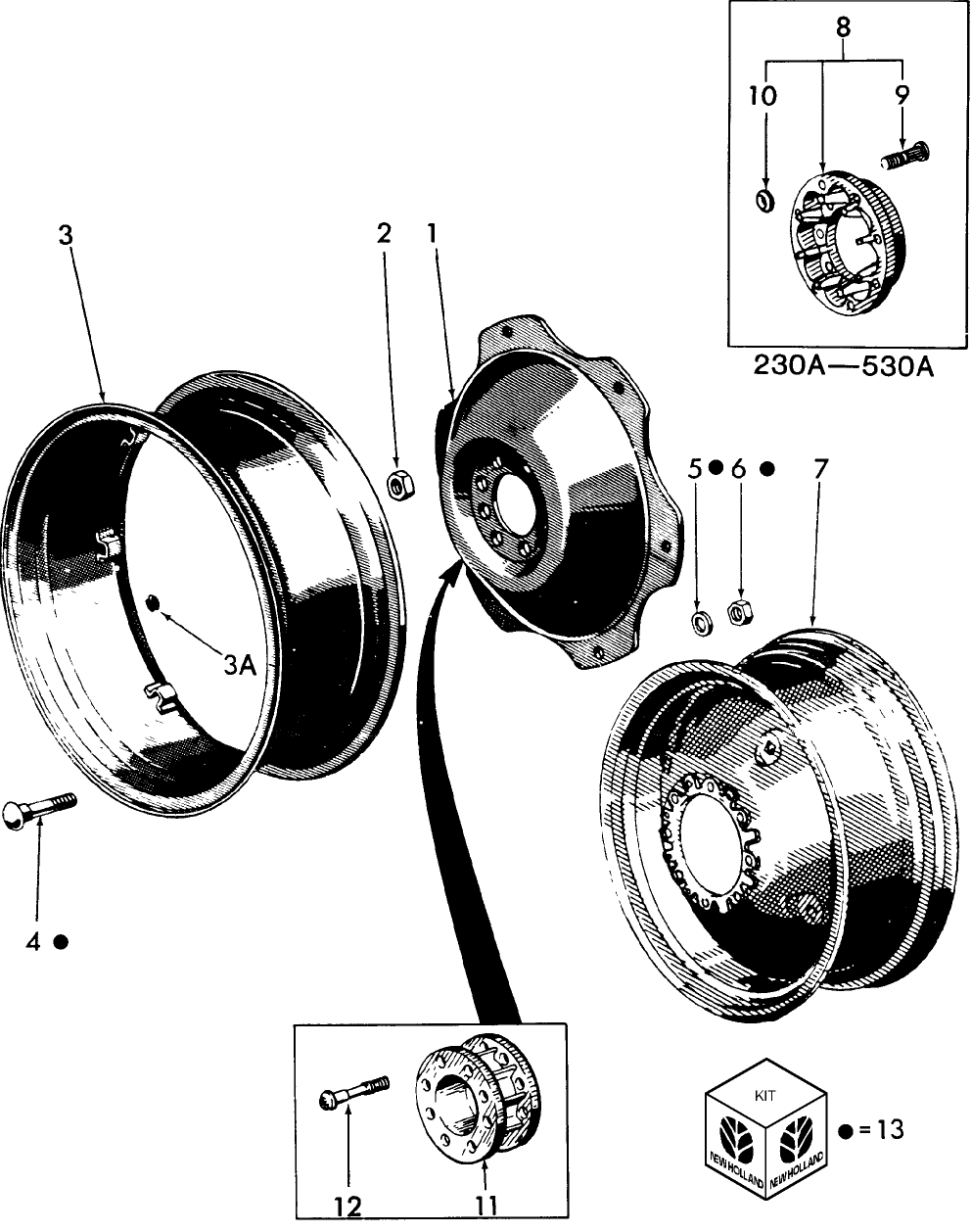 01B01 STANDARD REAR WHEELS