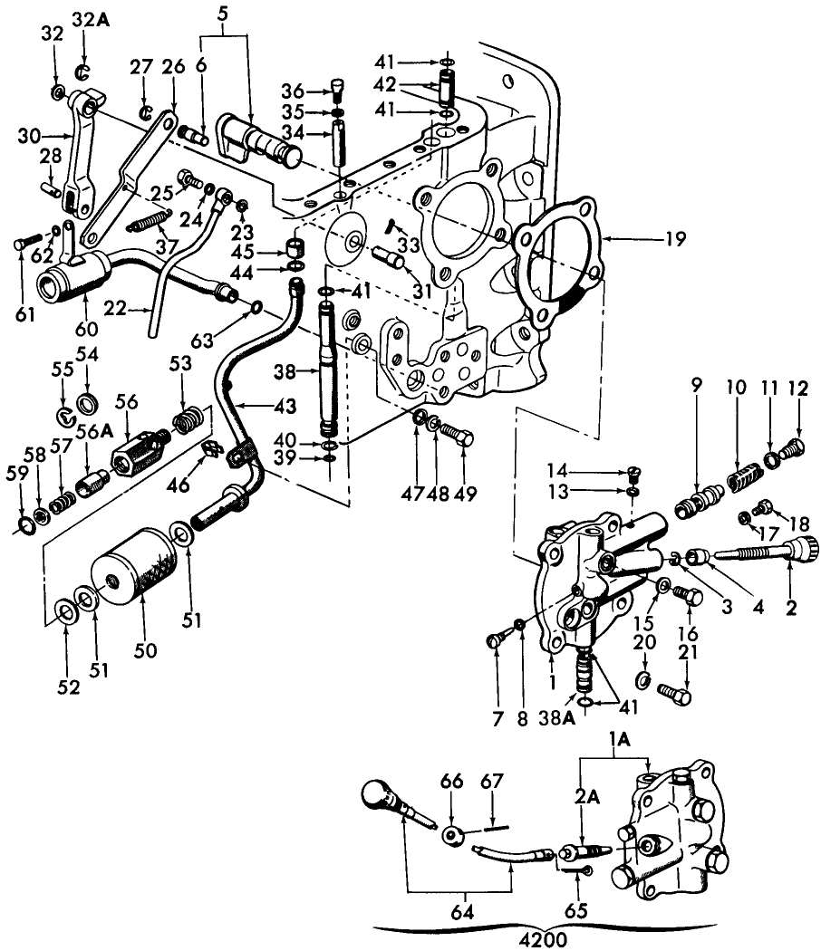 Ford 3000 tractor hydraulic diagram