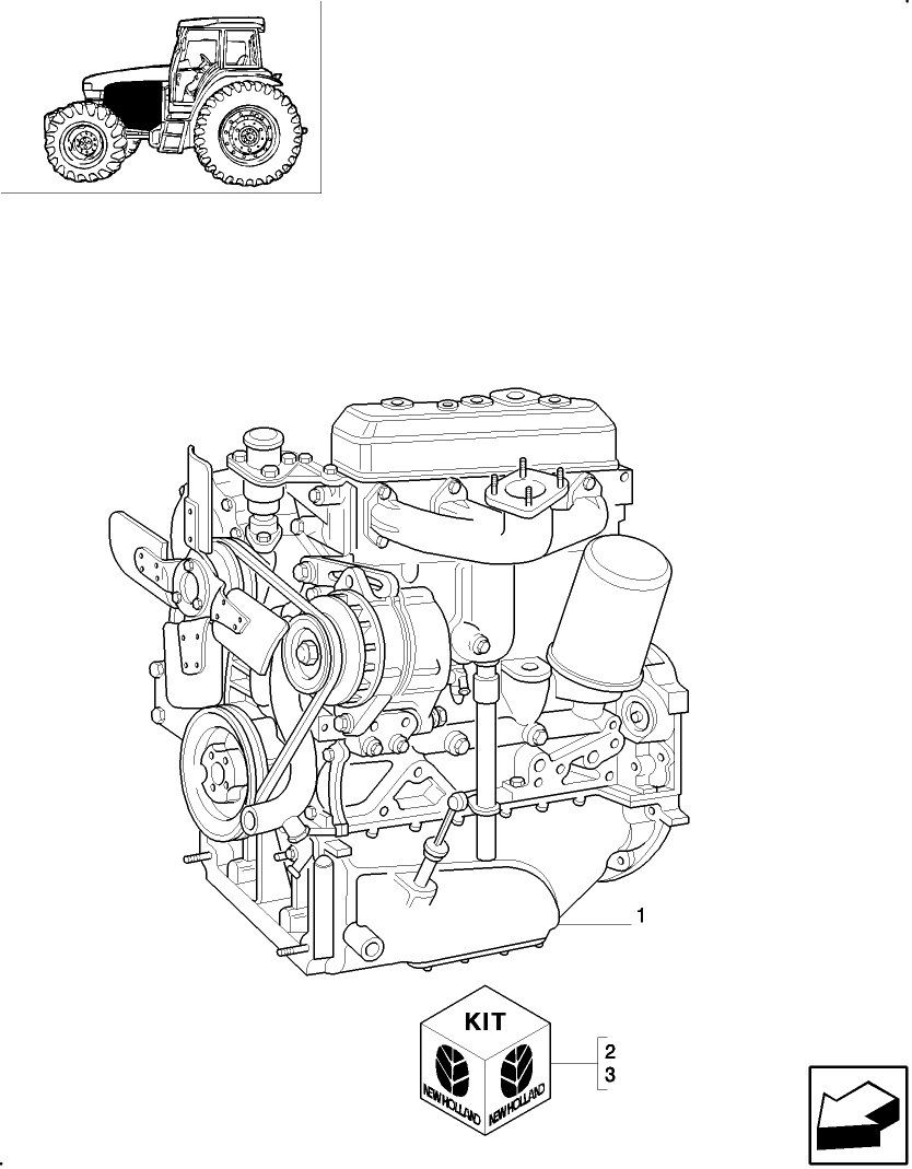 0.02.1/1 EMISSIONIZED ENGINE, ENGINE ASSEMBLY AND GASKET KITS