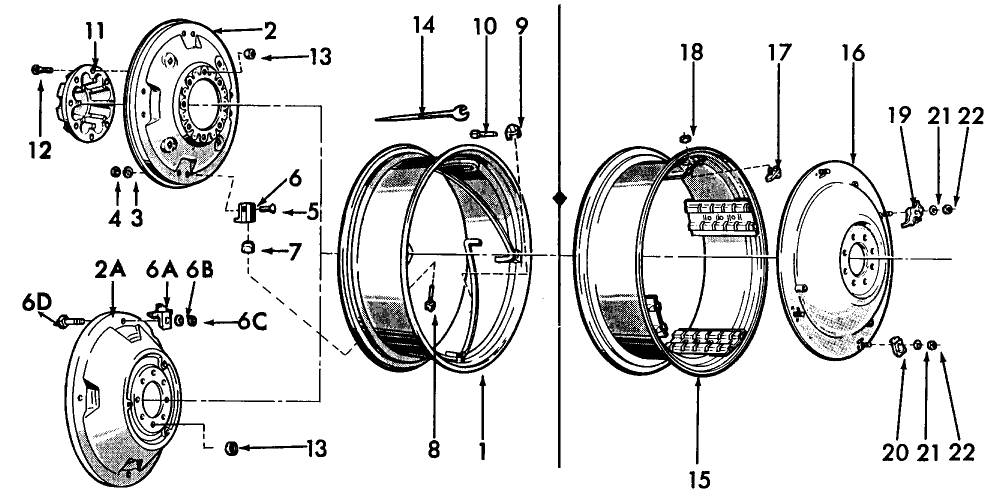 01B02 POWER ADJUSTABLE REAR WHEELS - 2000, 3000, 4140