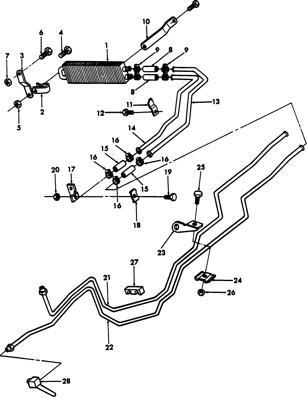 07D01 TRANSMISSION OIL COOLING SYSTEM, L/CAB