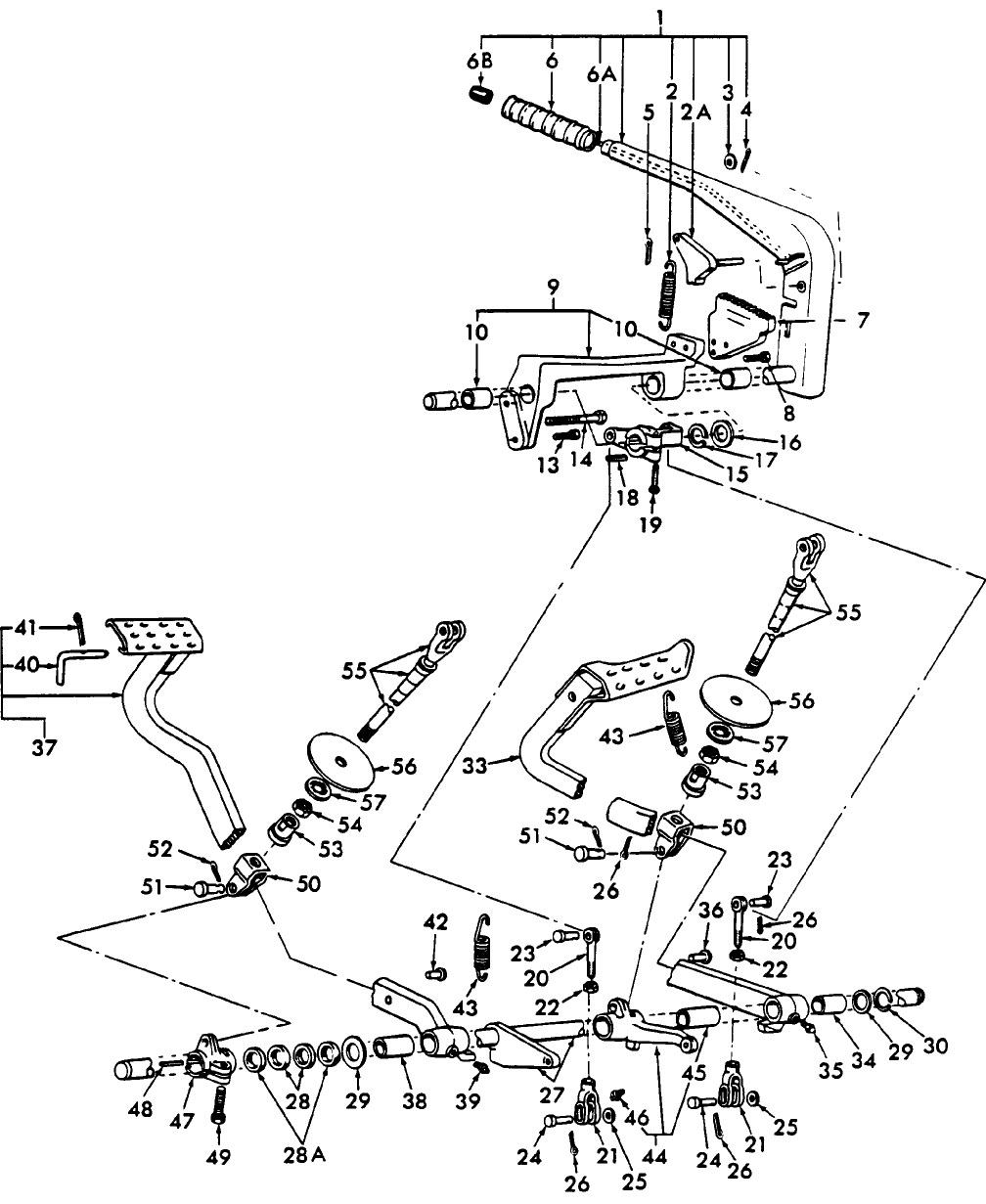 02B03 HANDBRAKE (NH-E) - 2810, 2910, 3910, 3910R, 4110, 4610, 335