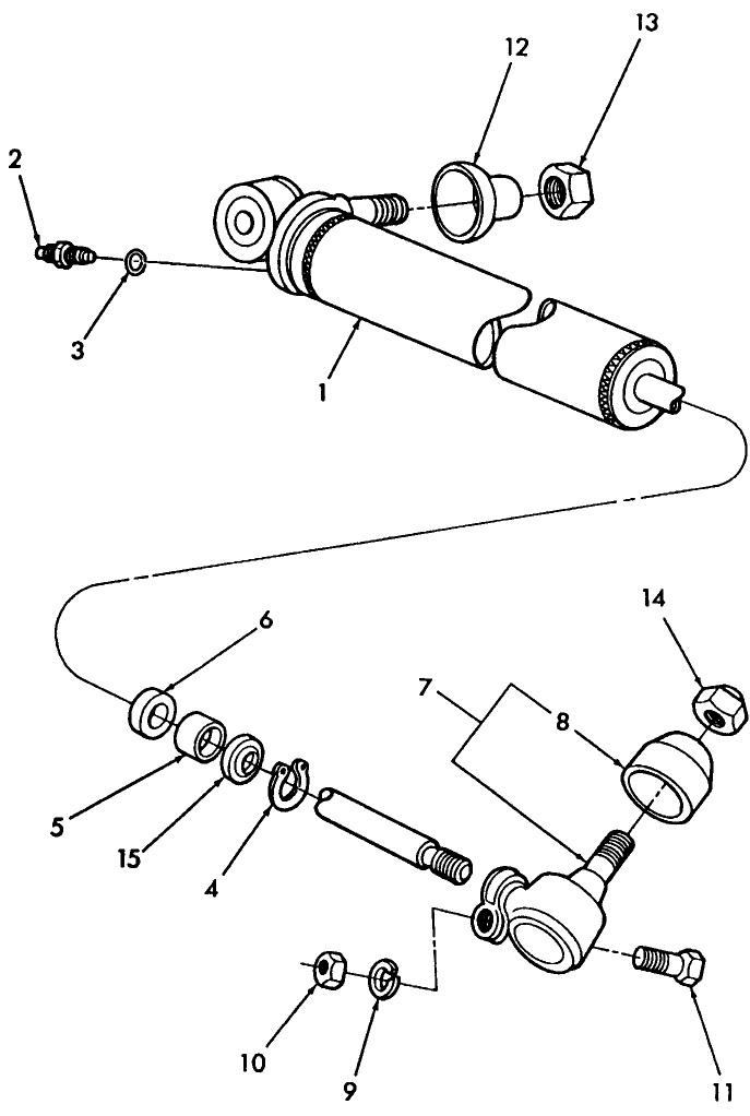 03D01(A) POWER STEERING CYLINDER ASSEMBLY & RELATED PARTS (2-86/-)