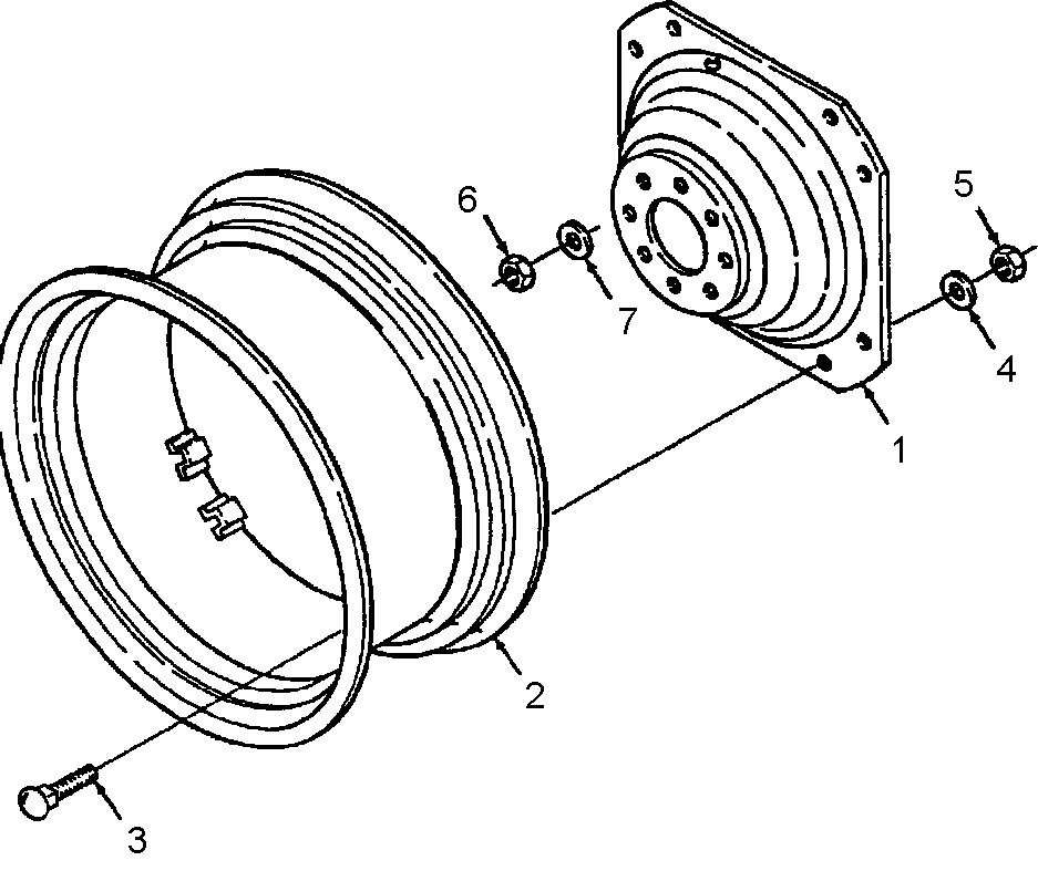 01B01(A) STANDARD REAR WHEELS