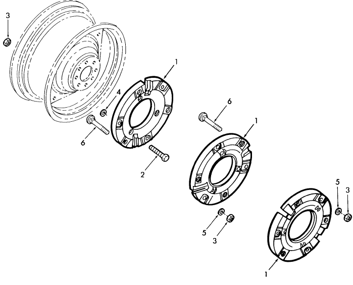 01B01 REAR WEIGHTS, MANUAL ADJUSTABLE WHEEL, W/SQUARE DISC, 24", 28", 30", 34", 36", 38"