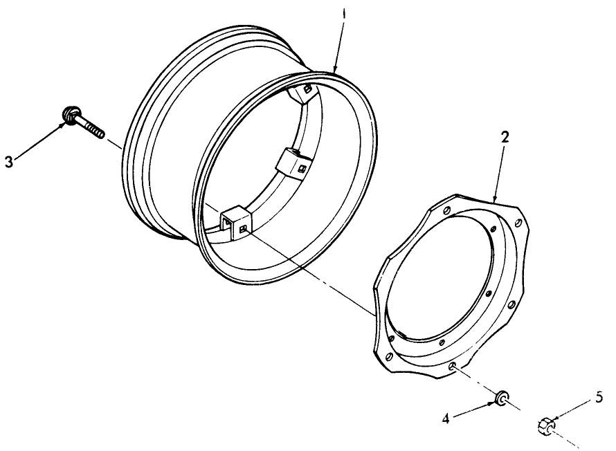 01A03(A) FRONT WHEEL ASSEMBLY, FWD - 2810, 2910, 3910, 4110, 4610