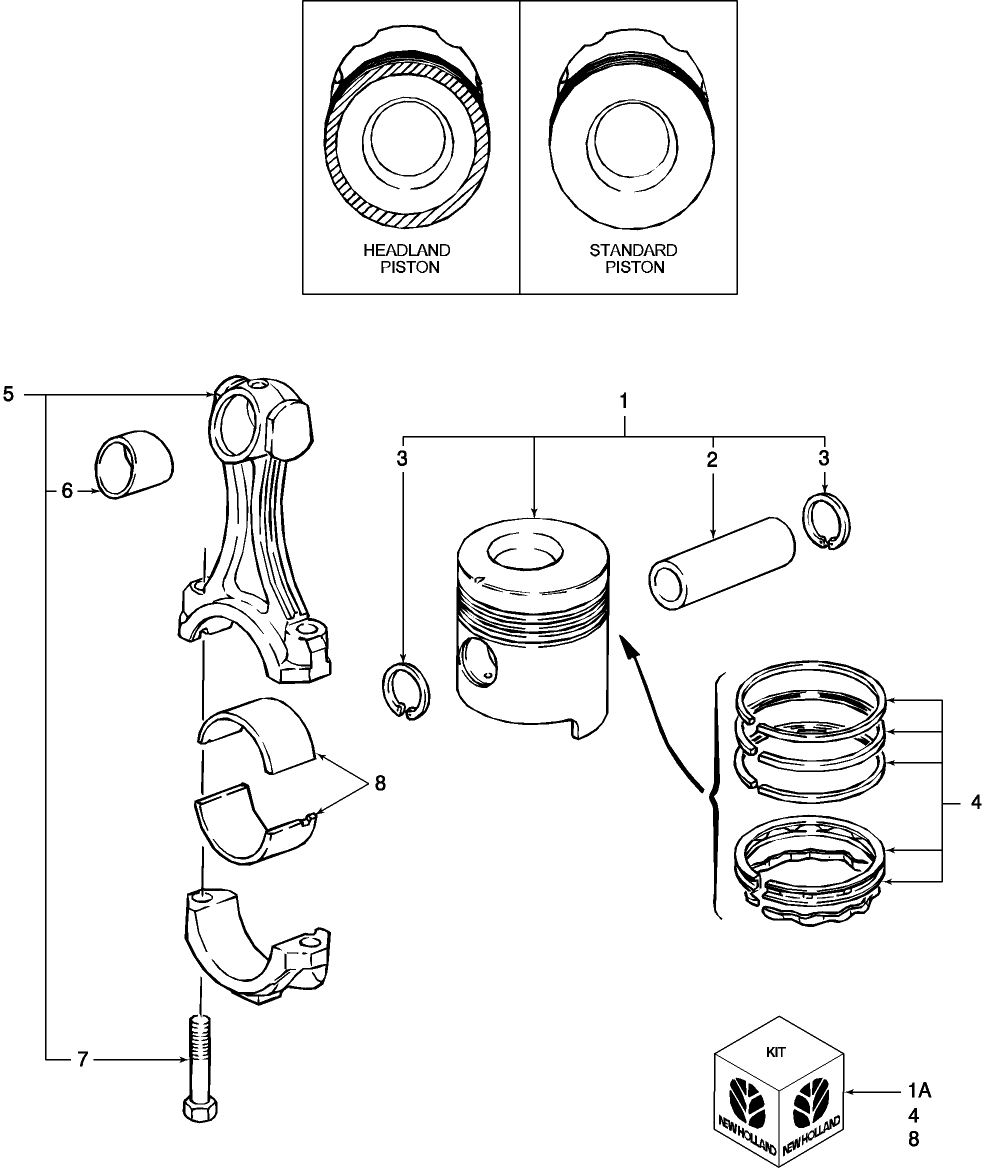 06D01 PISTONS & CONNECTING RODS