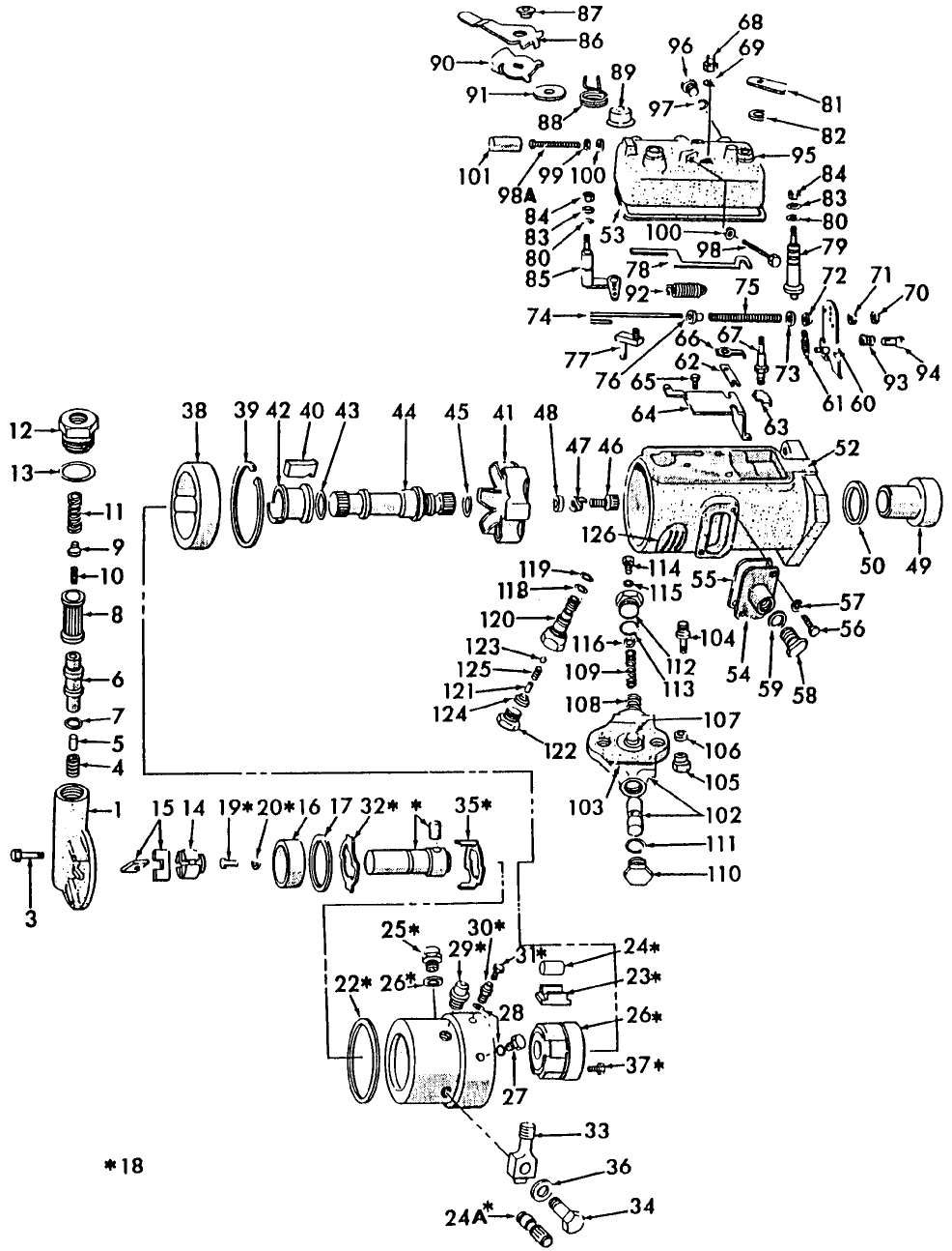 Injector pump cav ford 4000 #4