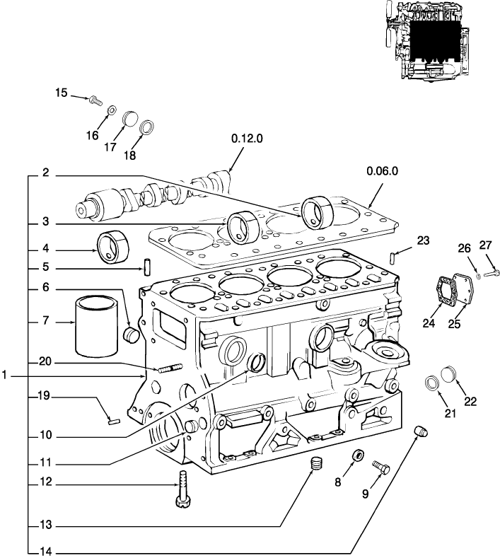 0.04.0 CRANKCASE & CYLINDERS