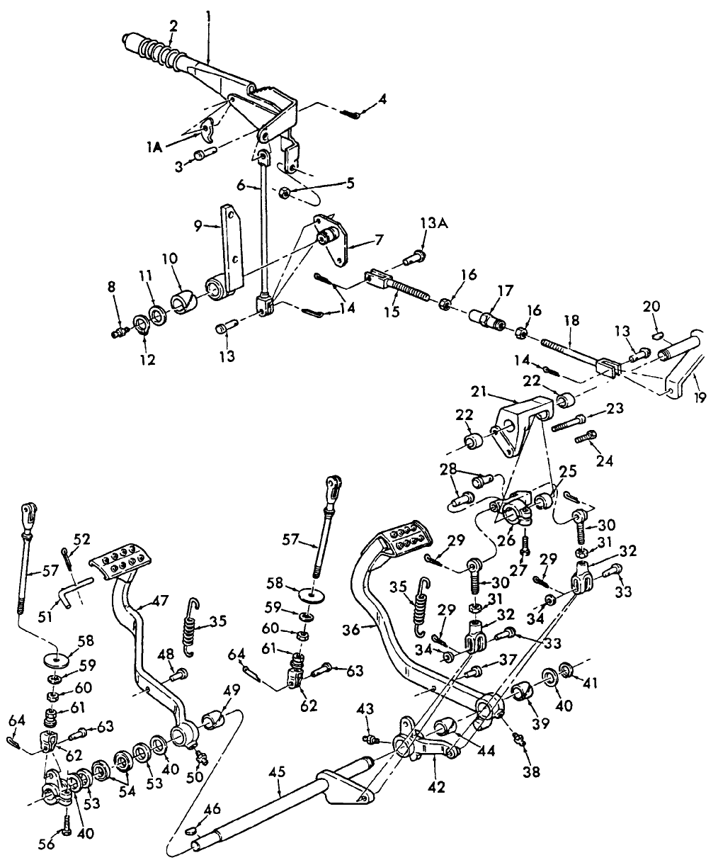 02B03(B) HANDBRAKE - 2810, 2910, 3910, 4110, 4610 L/CAB