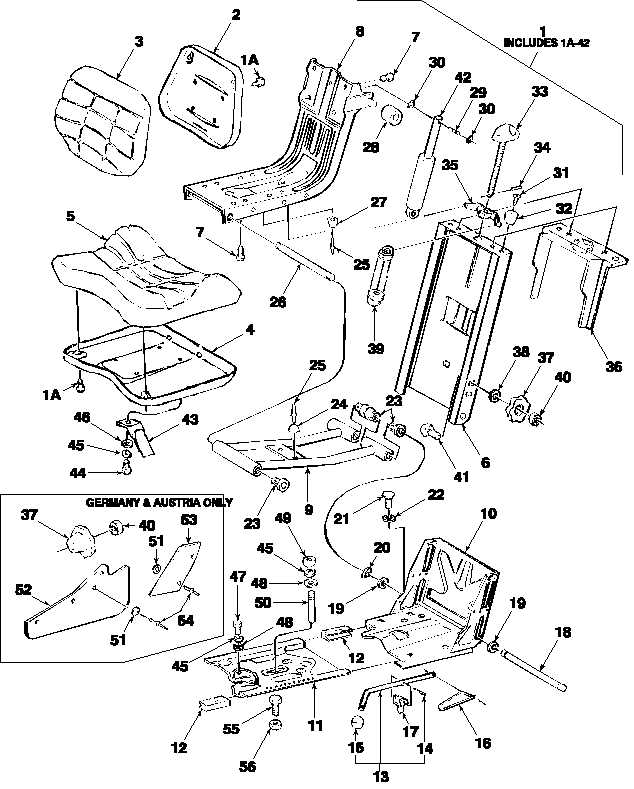 13C01 SEAT ASSEMBLY, L/CAB, GRAMMER