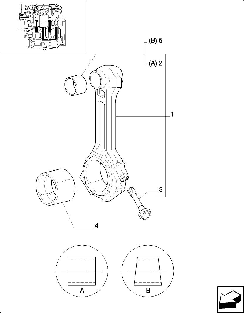 0.08.1(02) CONNECTING ROD, 4835, 5635, 6635