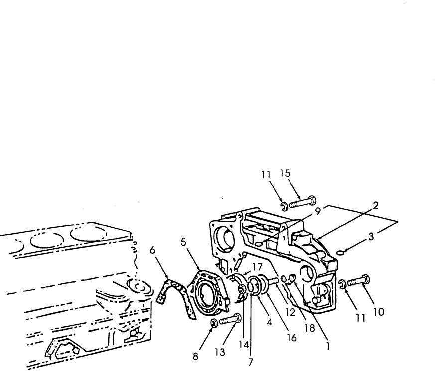 0.04.3(2) NON-EMISSIONIZED ENGINE, COVERS & GASKETS, REAR