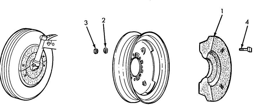 01C02 FRONT WHEEL WEIGHTS - 2100, 3100, 3400, 4100, 4200, 4410, 5100, 5200, 7100, 7200