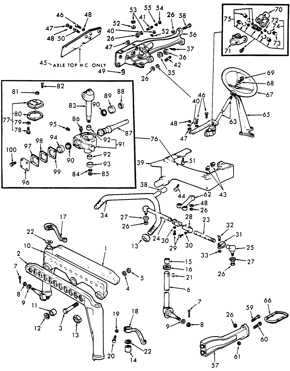 03A03 FRONT SUSPENSION, STEERING SYSTEM & RELATED PARTS - OFFSET