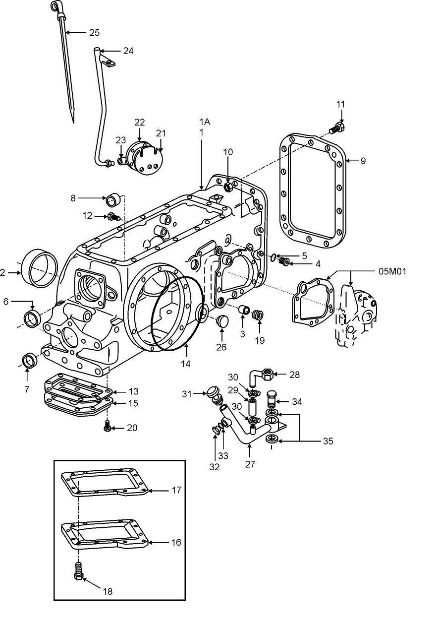 04C01 REAR AXLE, CENTER HOUSING & RELATED PARTS
