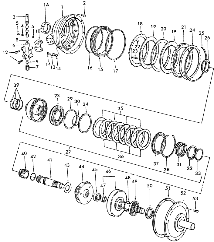 07C06 TRANSMISSION DUAL POWER ASSEMBLY - 5600, 6600, 7600, 5700, 6700, 7700