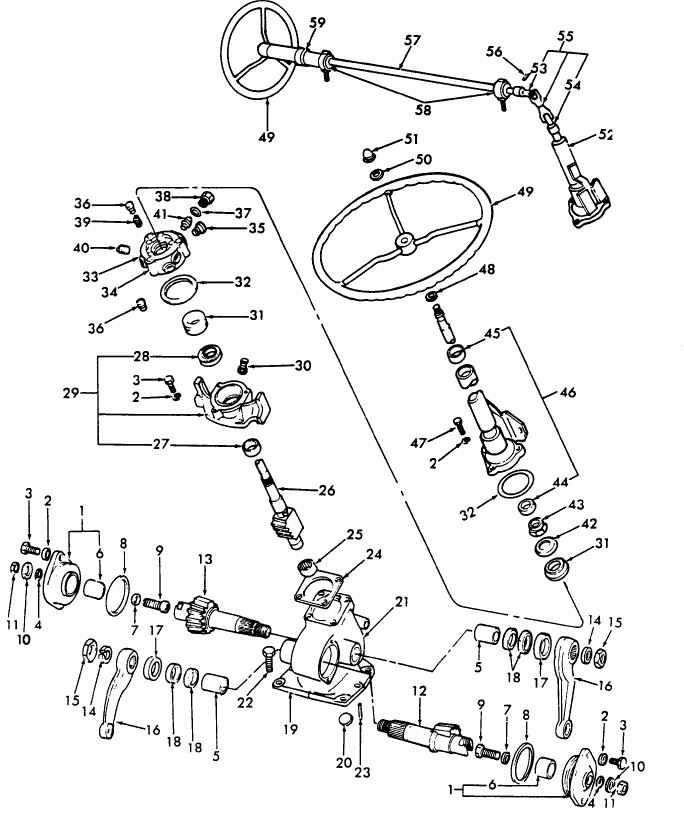 03B02 POWER STEERING GEAR & RELATED PARTS ALL PURPOSE, LCG & INDUSTRIAL