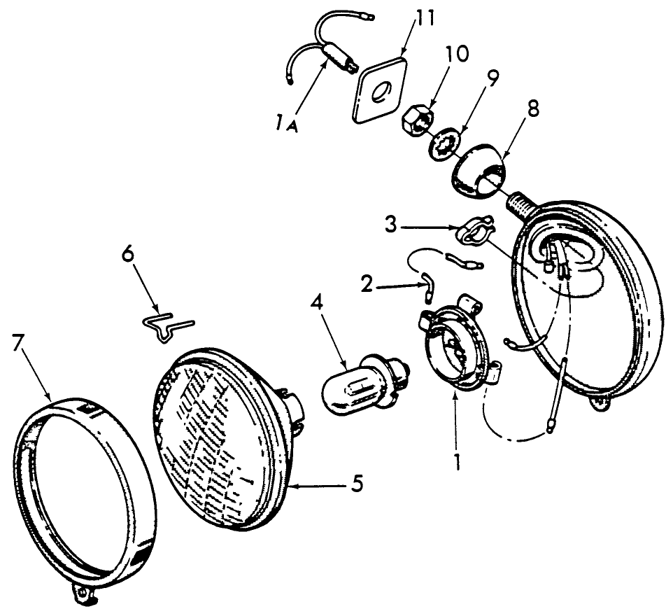 11C05 SIDE MOUNTED HEADLAMPS, DUPLO, NH-E