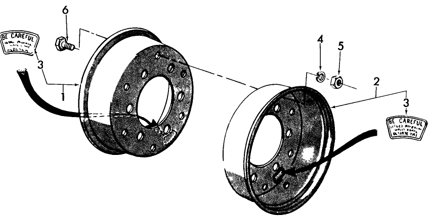 01A02 FRONT WHEEL, 2 PIECE RIM - U.S. 6610O