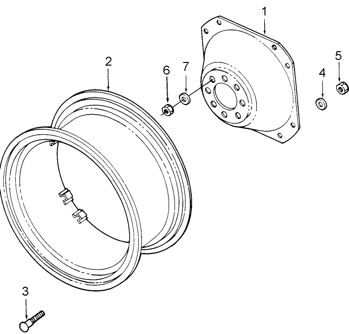 01B01(A) STANDARD REAR WHEELS