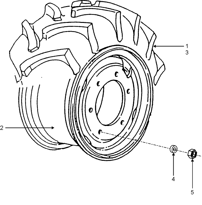 01B02 REAR WHEEL, 2WD / FWD