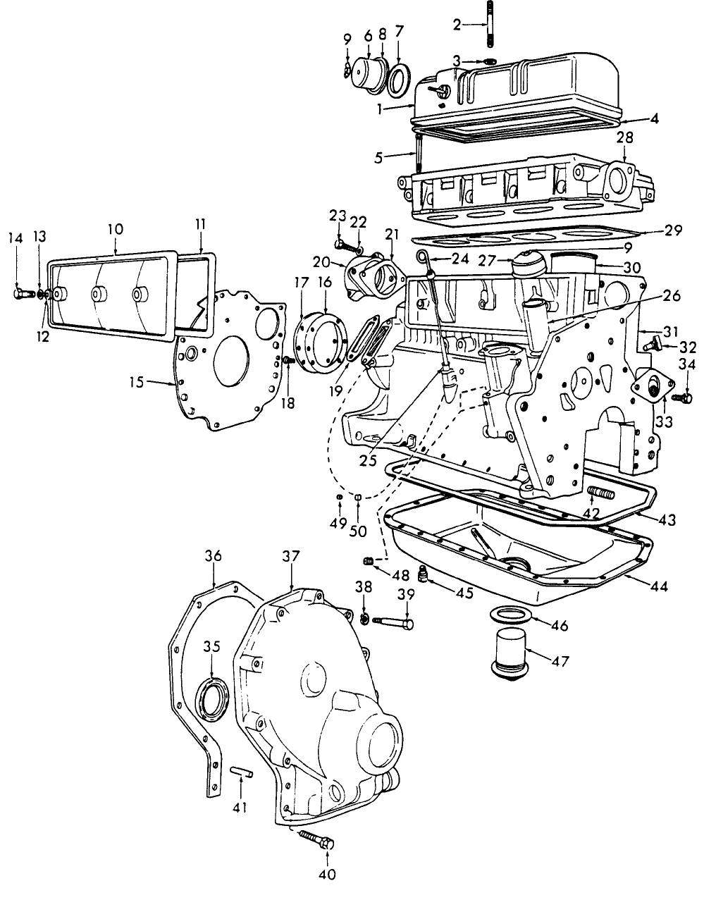 06B01 DIESEL ENGINE ASSEMBLY OUTSIDE, 134" & 172"