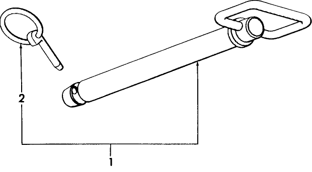 17G01 DRAWBAR TOWING PIN & CLIP KIT (NH-E)