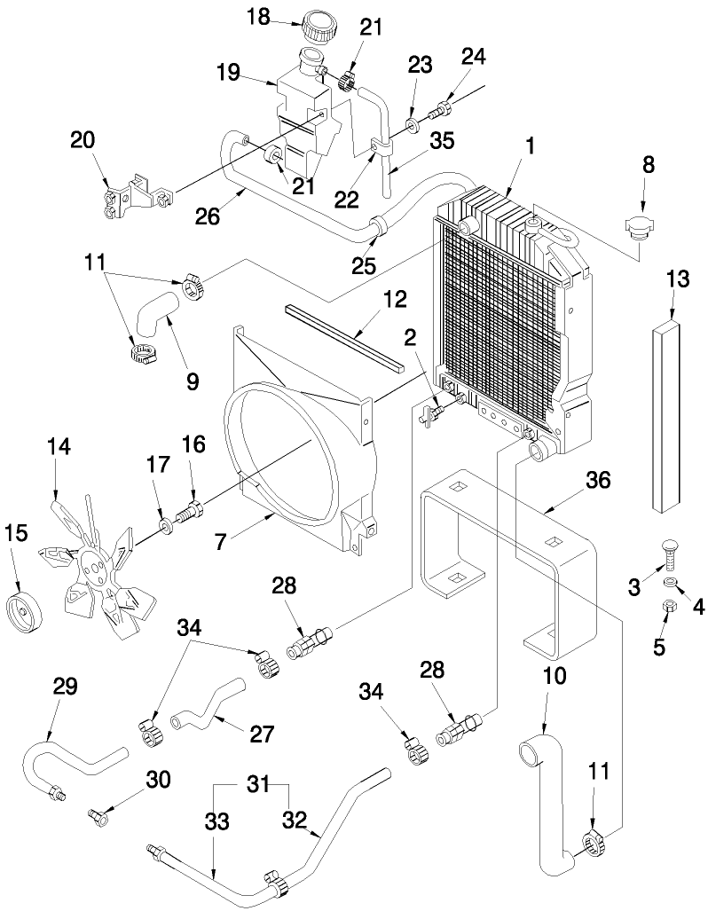 08A01 RADIATOR & RELATED PARTS