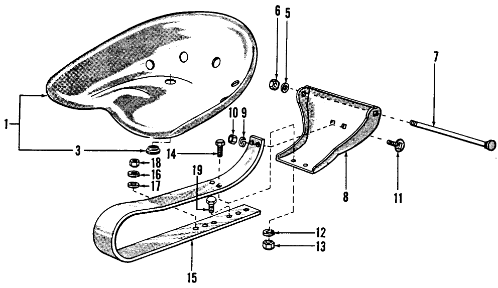 13A02 STANDARD SEAT & RELATED PARTS, U.K.