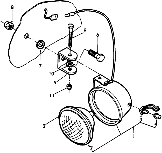 11C03(A) IMPLEMENT LAMP ASSEMBLY (NHNA)