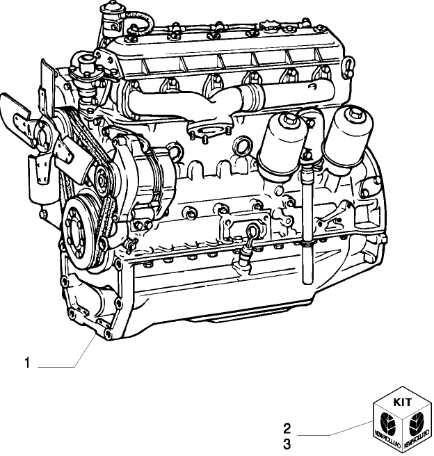 0.02.1/1 ENGINE ASSEMBLY (VAR. 120)