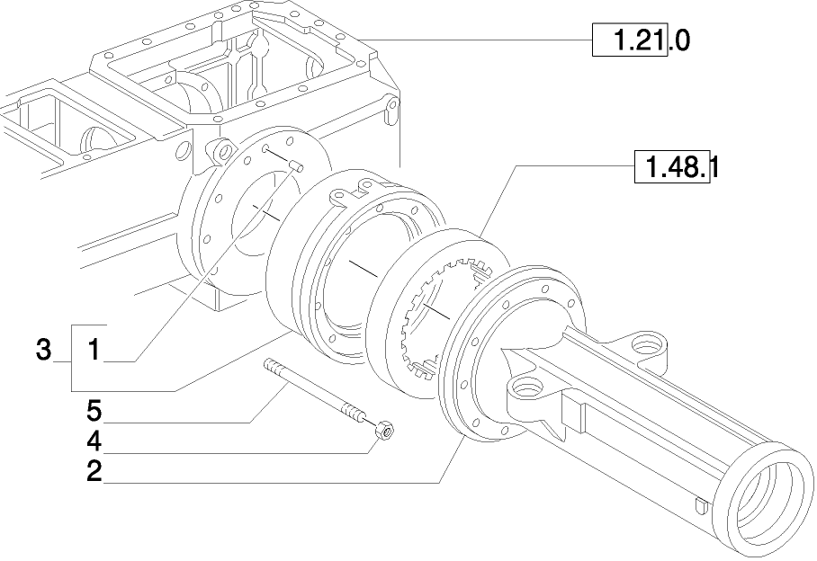 1.48.0 FINAL DRIVE (SIDE REDUCTION UNIT) HOUSING AND COVERS