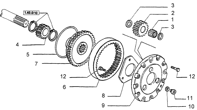 443(02) FINAL DRIVE FOR HIGH CLEARANCE VERSION