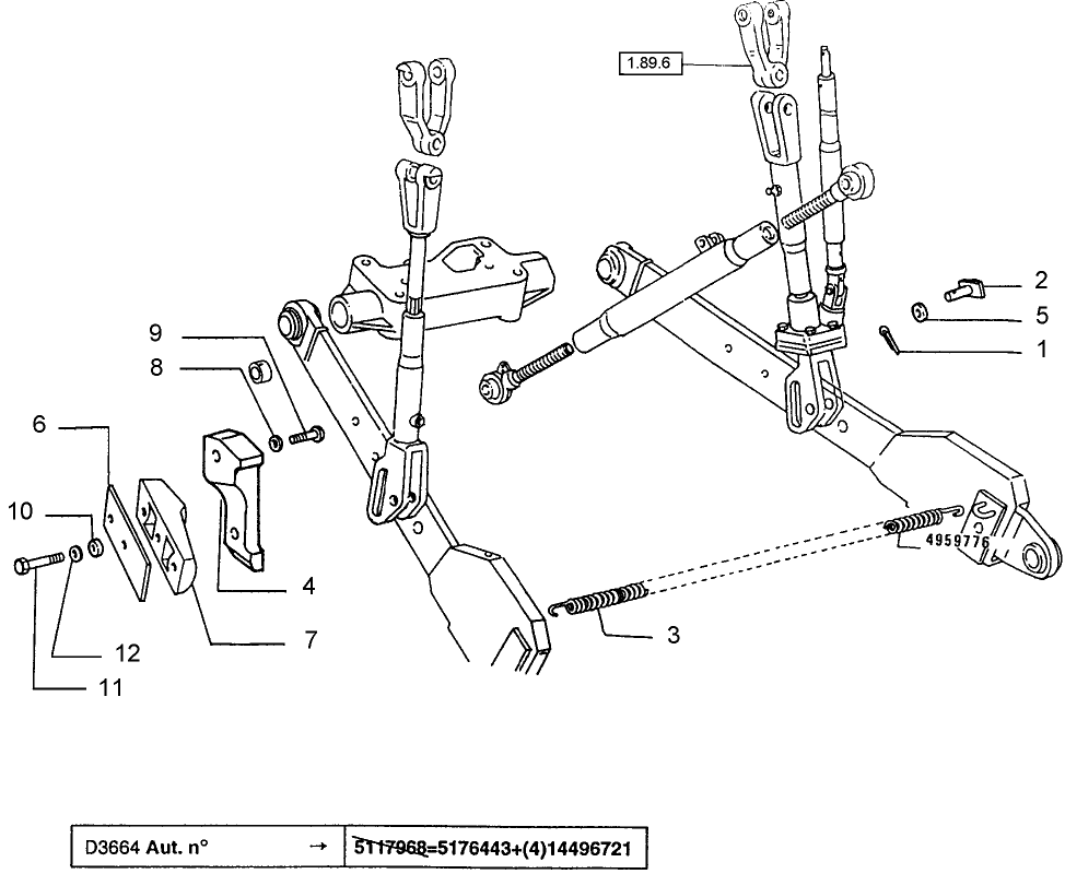 901 LOWER LINK STABILIZERS