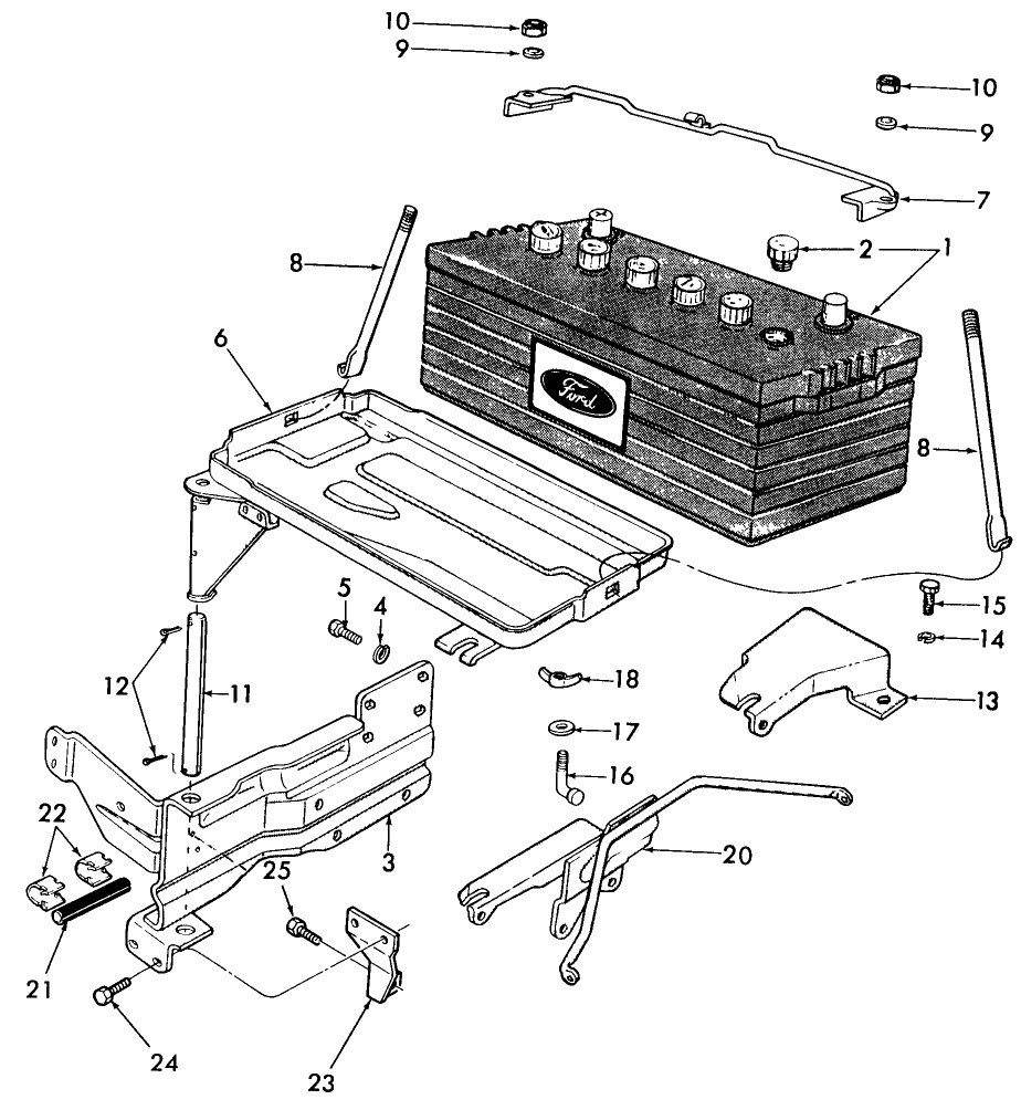 11F01 BATTERY & BATTERY SUPPORT