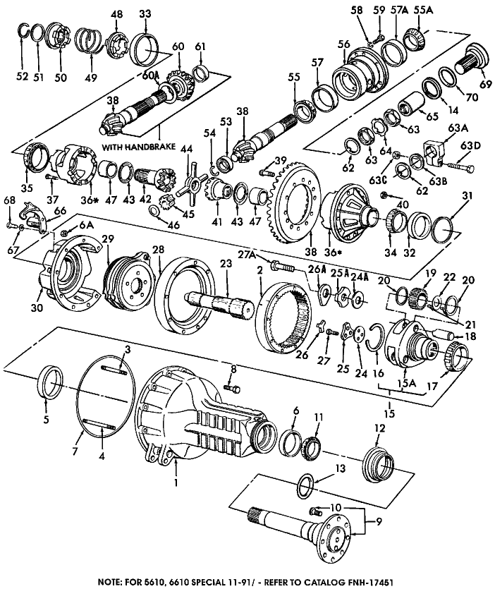 04A01 REAR AXLE, DIFFERENTIAL & RELATED PARTS