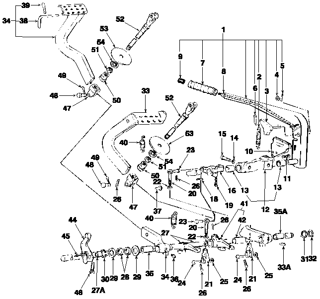 02B01 PARKING BRAKE, HANDBRAKE