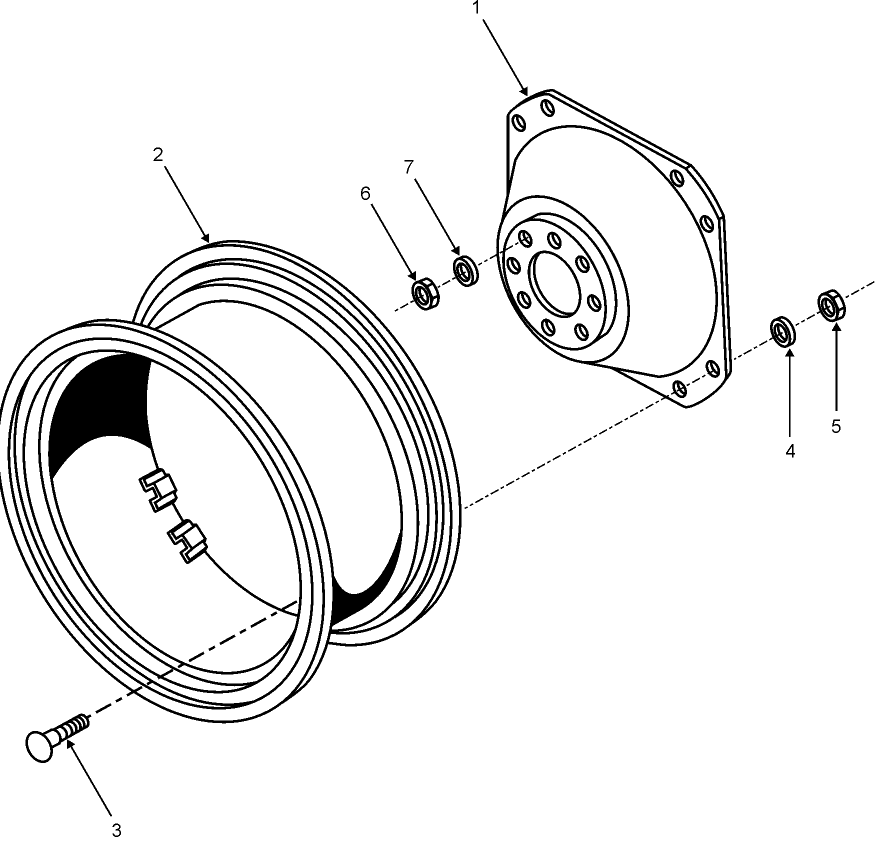 01B01 REAR WHEEL STANDARD