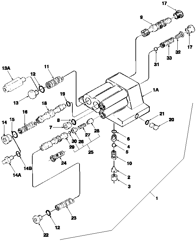 05A03 VALVE, HYDRAULIC LIFT UNLOAD, L/CCLS PUMP