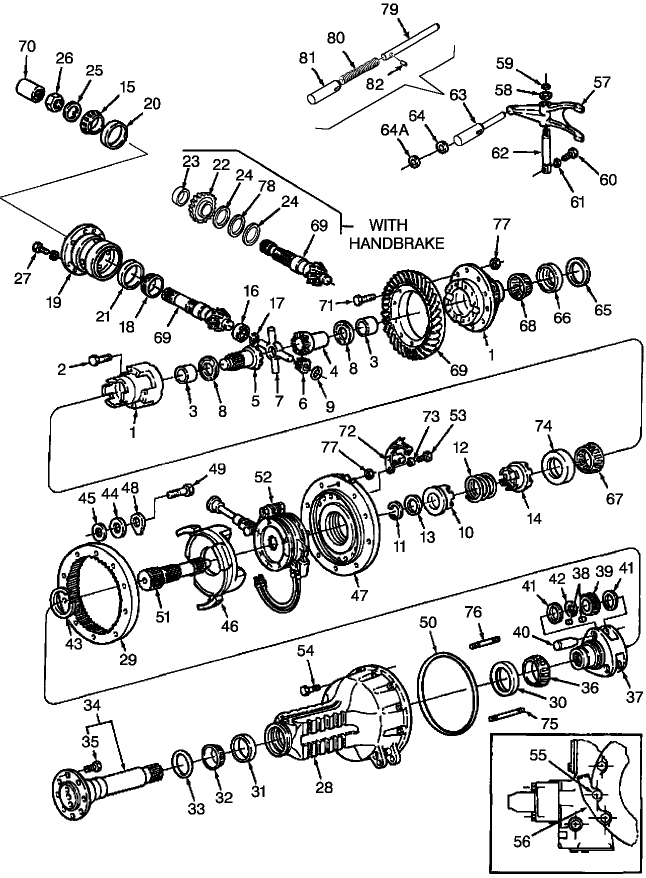 04A02 REAR AXLE DIFFERENTIAL & RELATED PARTS