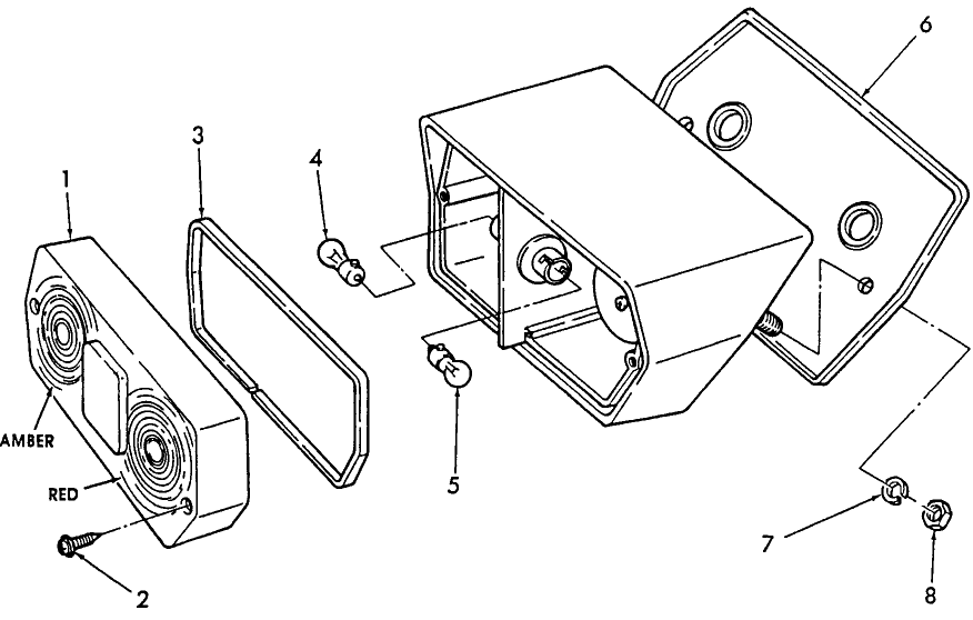 11C07(D) LAMP ASSEMBLY, STOP & TURN (10-85/)